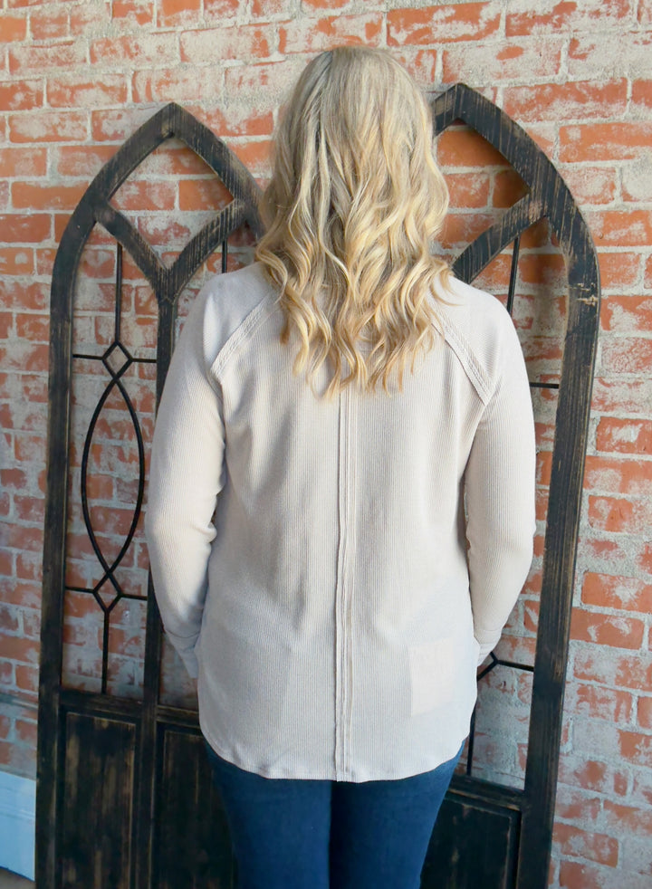 Follow Me Thermal Long Sleeve -Taupe