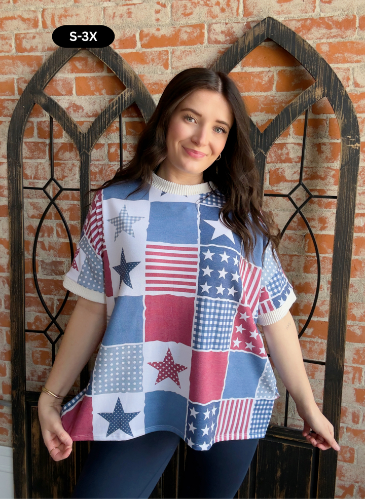 Patched Freedom Tee