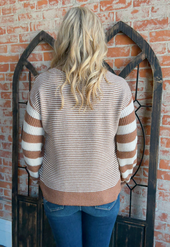 The Golden Hour Striped Sweater