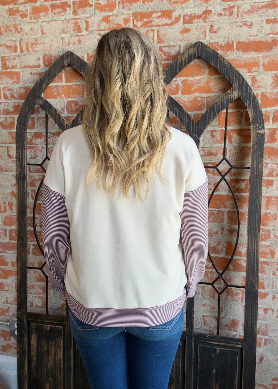 Dance The Night Away Striped Long Sleeve