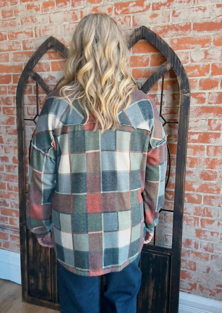 The Leaves Are Turning Plaid Shacket