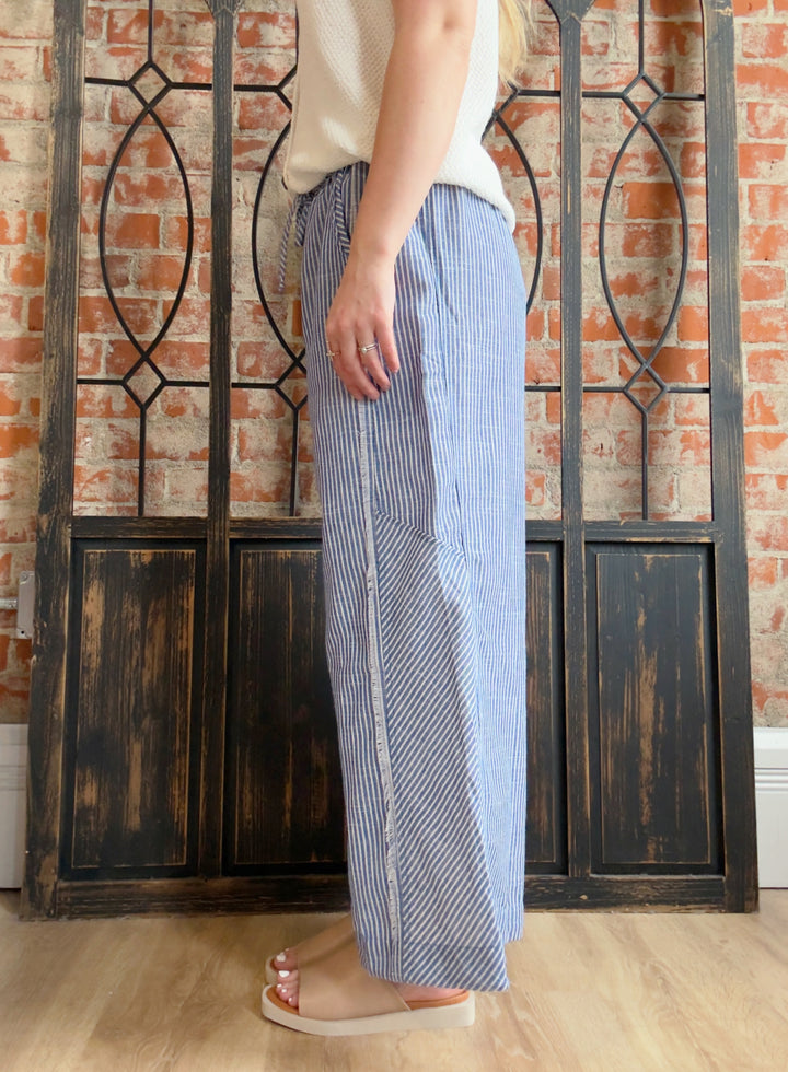 I'll Be Beachside Pinstripe Pant