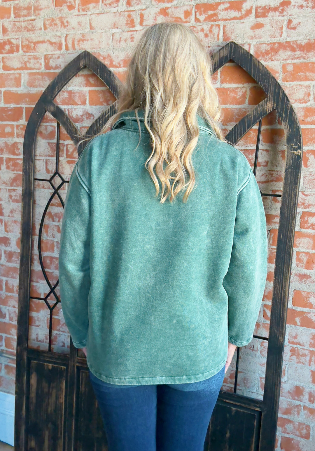 Cozy By The Fire Pullover-Hunter