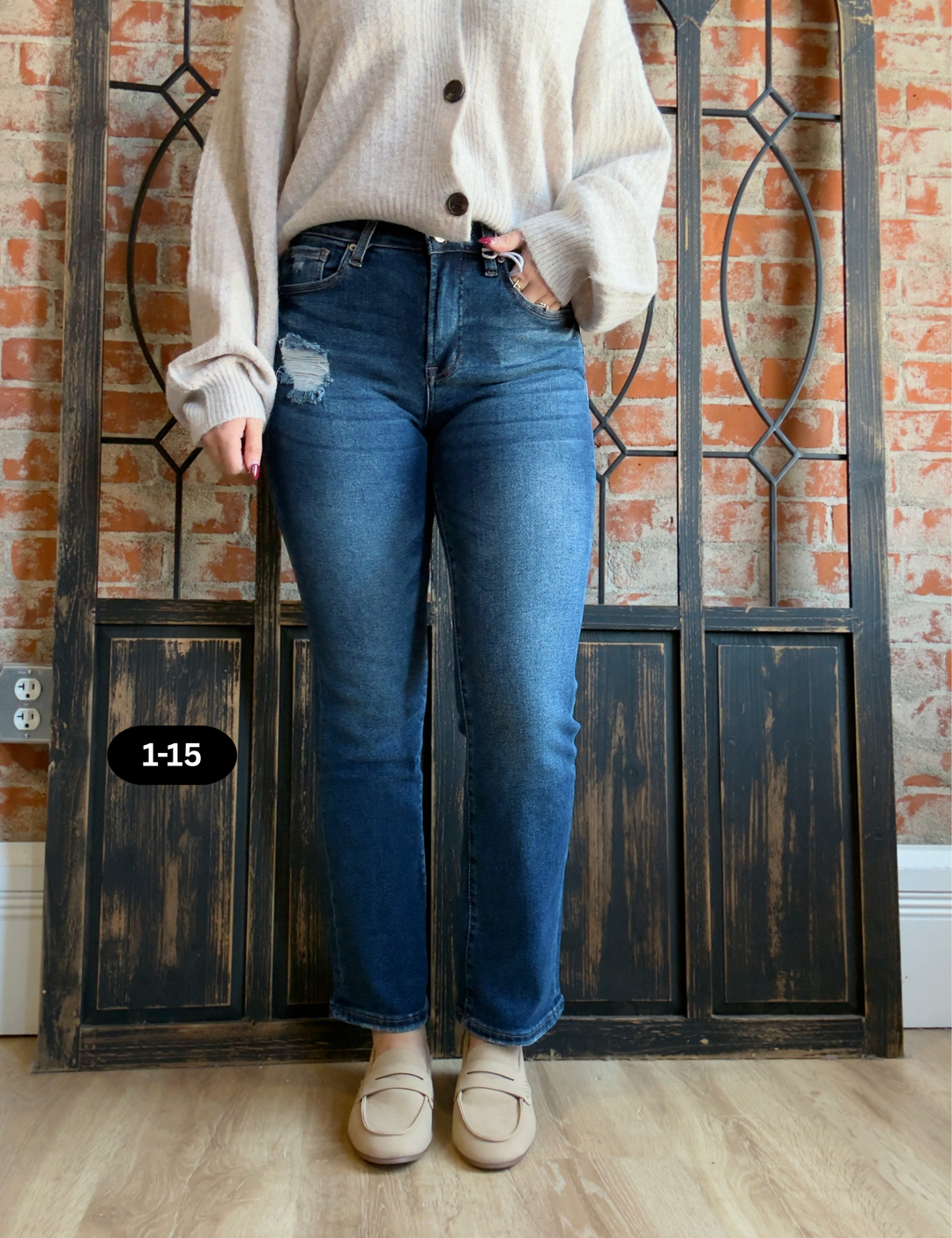 Zenana Reveal It Slim Straight Leg