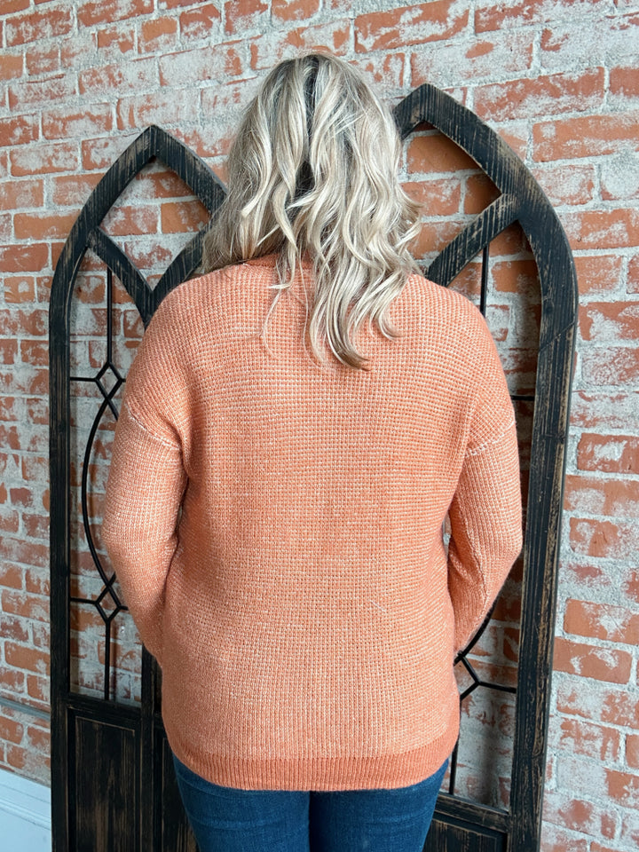 My Pumpkin Era Henley Sweater