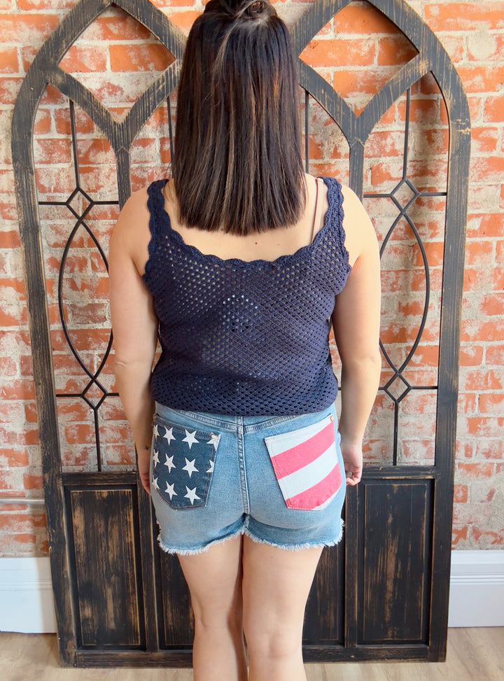 Crochet Flag Tank