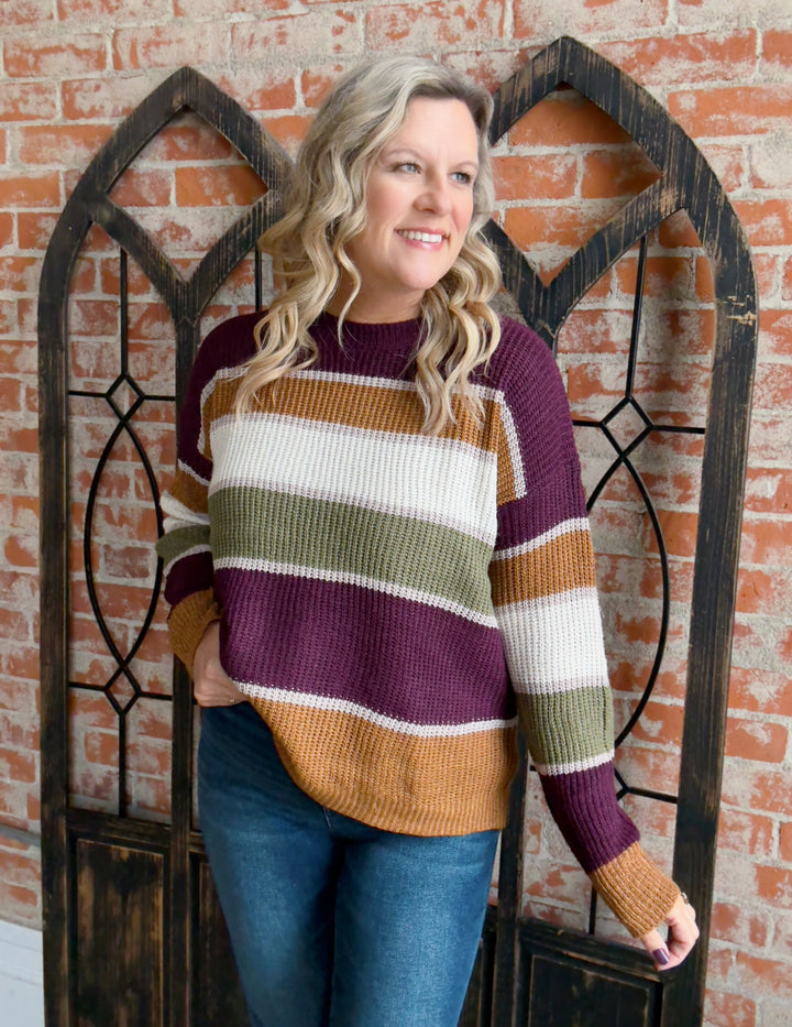 Hear The Echo Striped Sweater