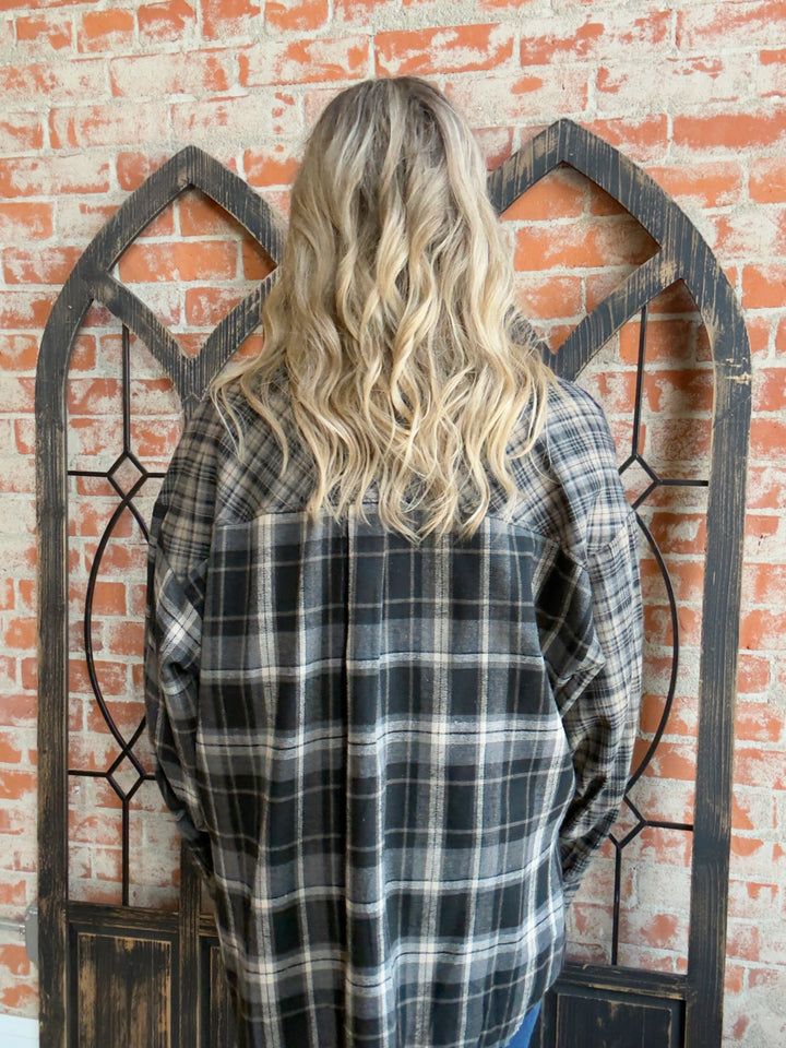 Kambrie Flannel-Charcoal