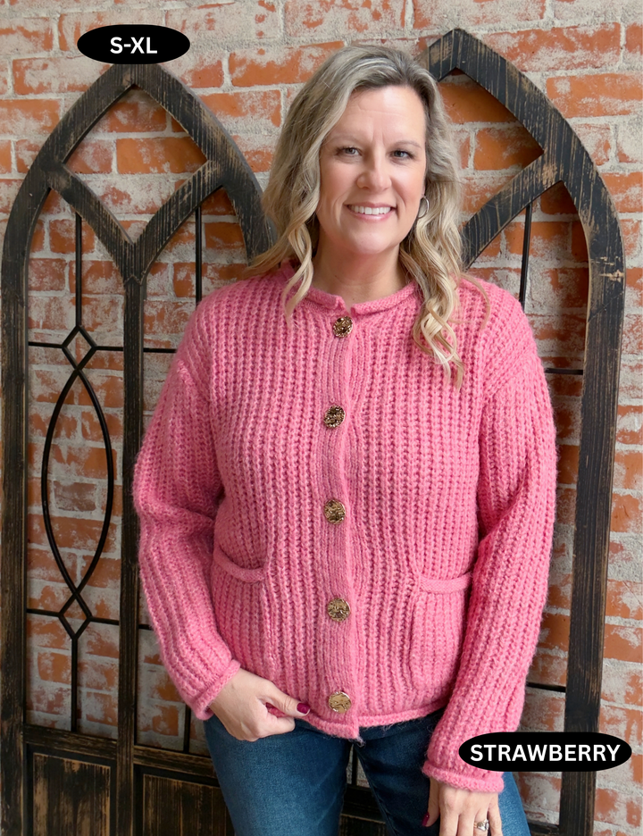 Be Romantic Sweater Cardigan-2 Colors