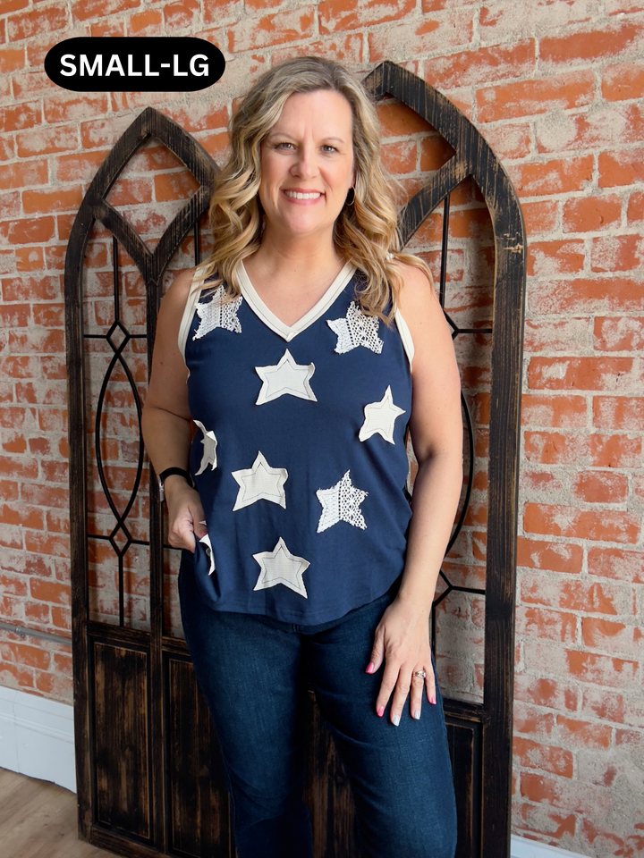 Freedom Crochet Star Tank