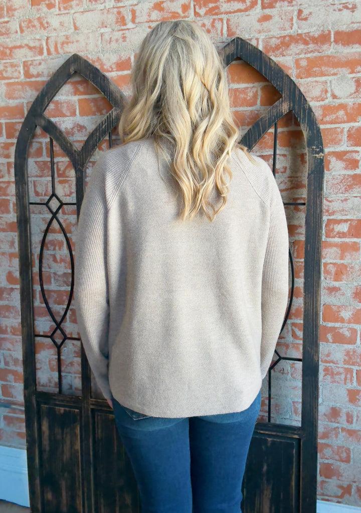 Another Reason Mock Neck Sweater