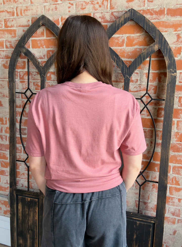Mauve Lake Vibes Graphic Tee