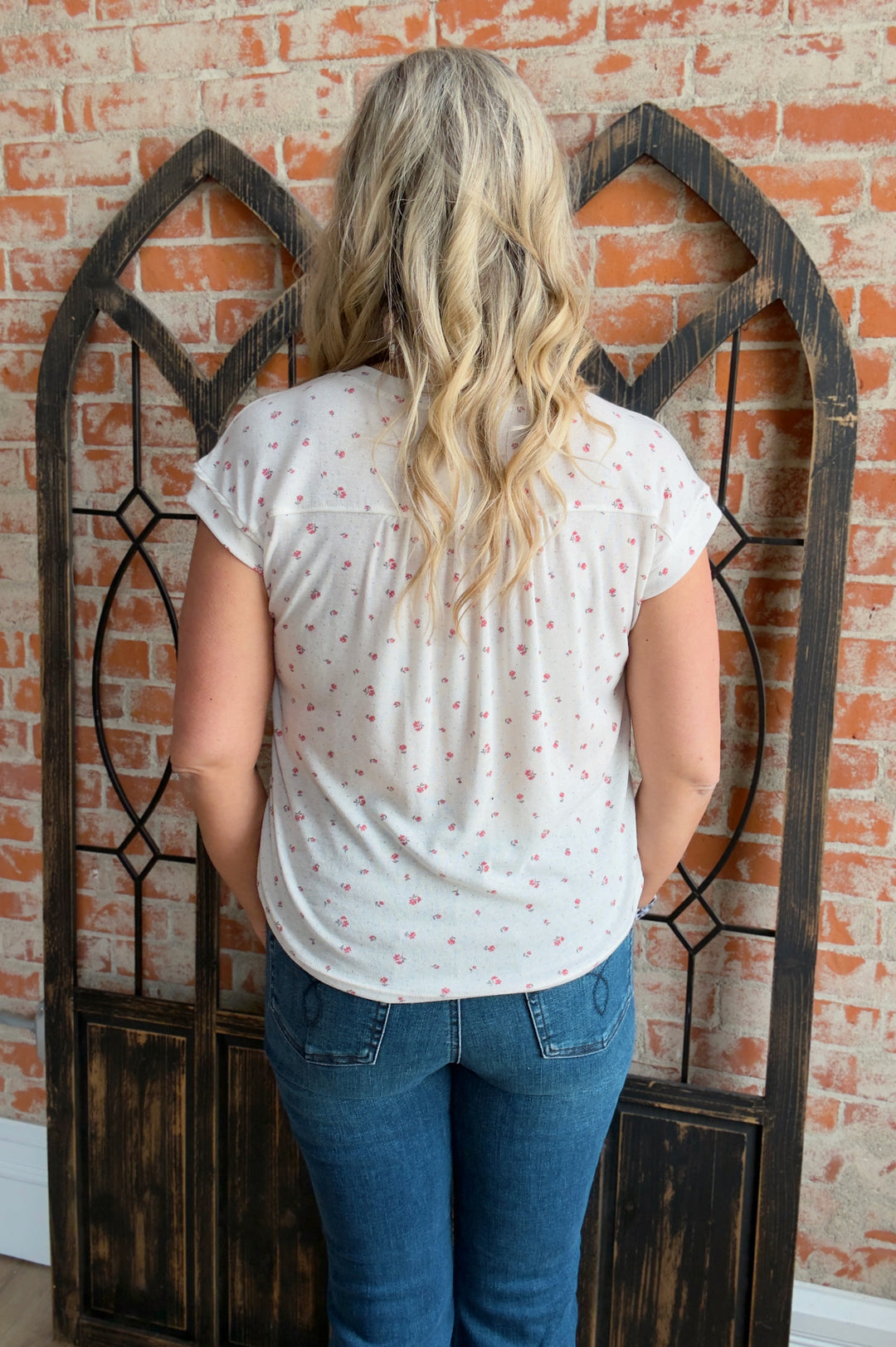 I'm With You Floral Tee