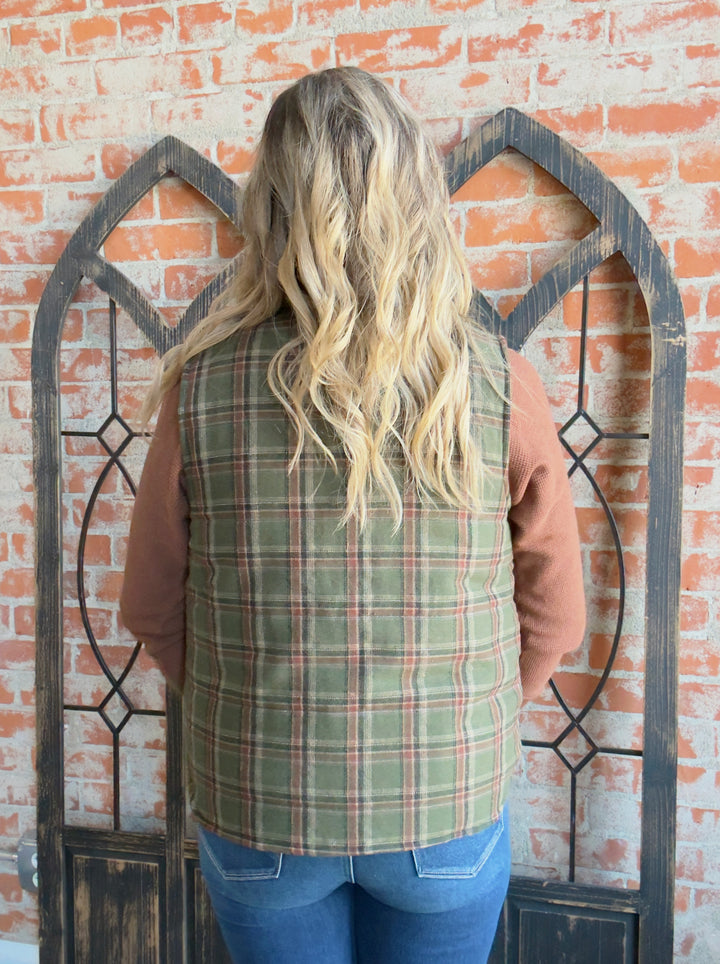 In The Woods Plaid Vest
