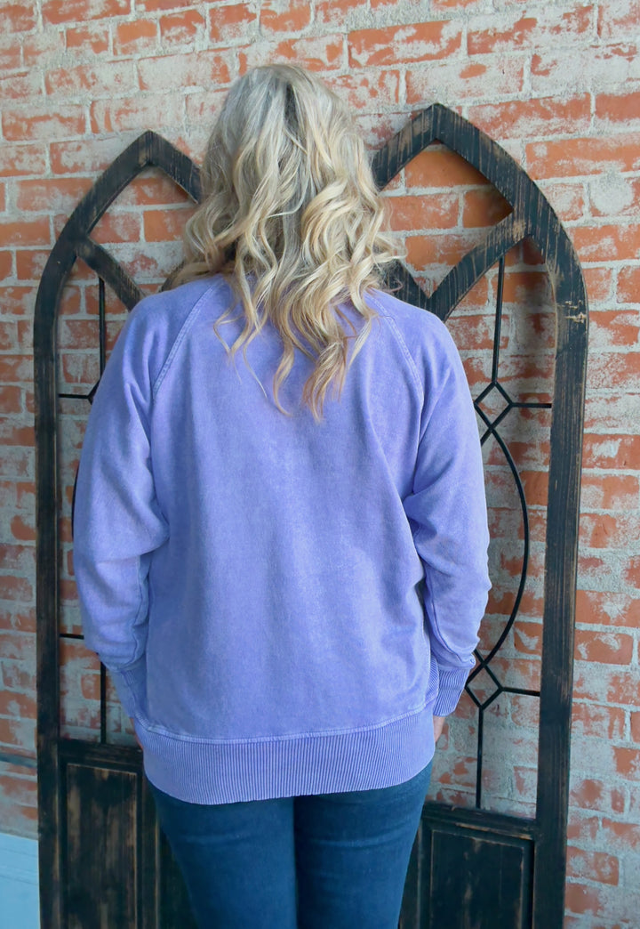 The Perfect Pick Acid Washed Pullover- 6 Colors