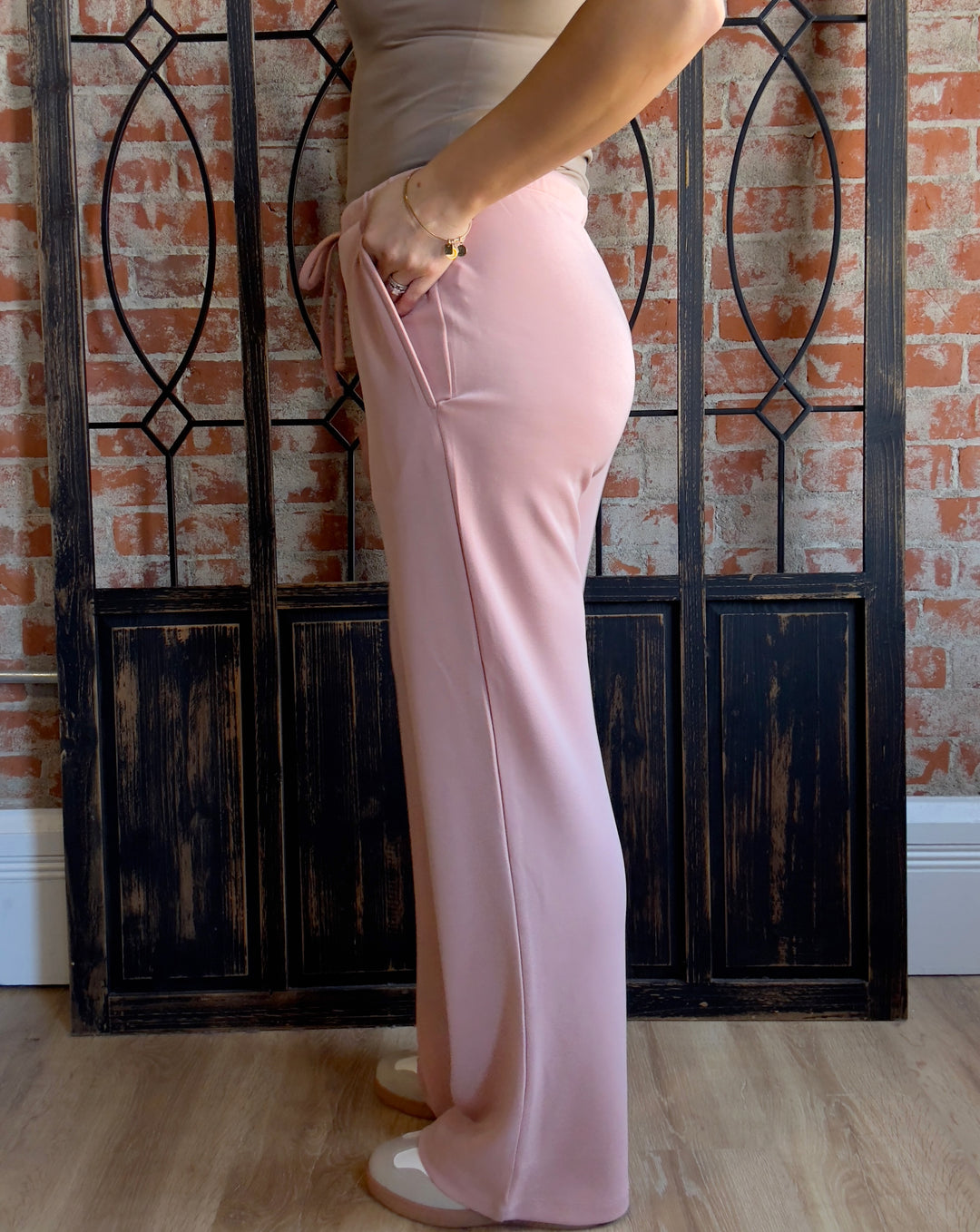 In Motion Scuba Pant-Blush
