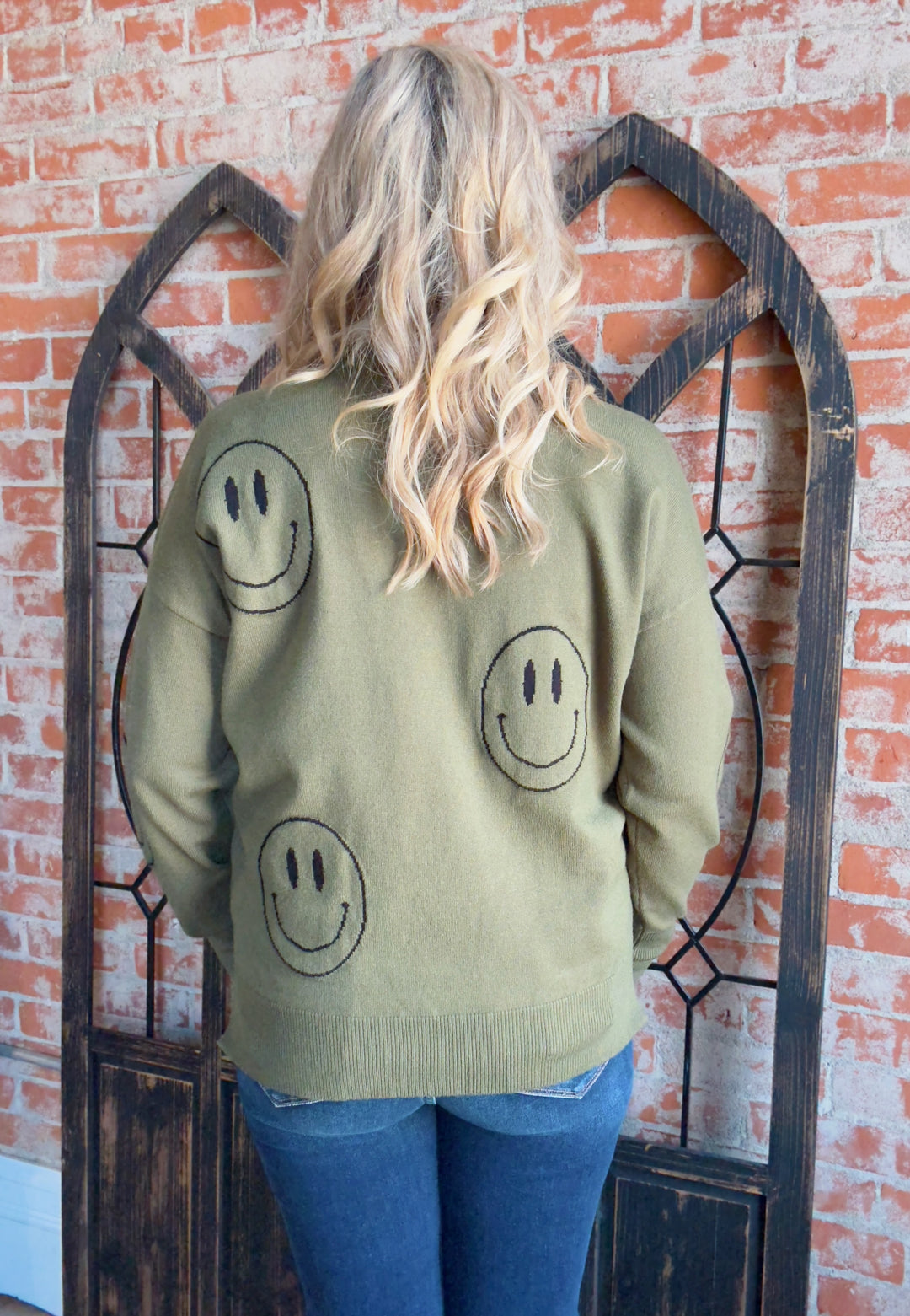 Just Be Happy Smile Sweater