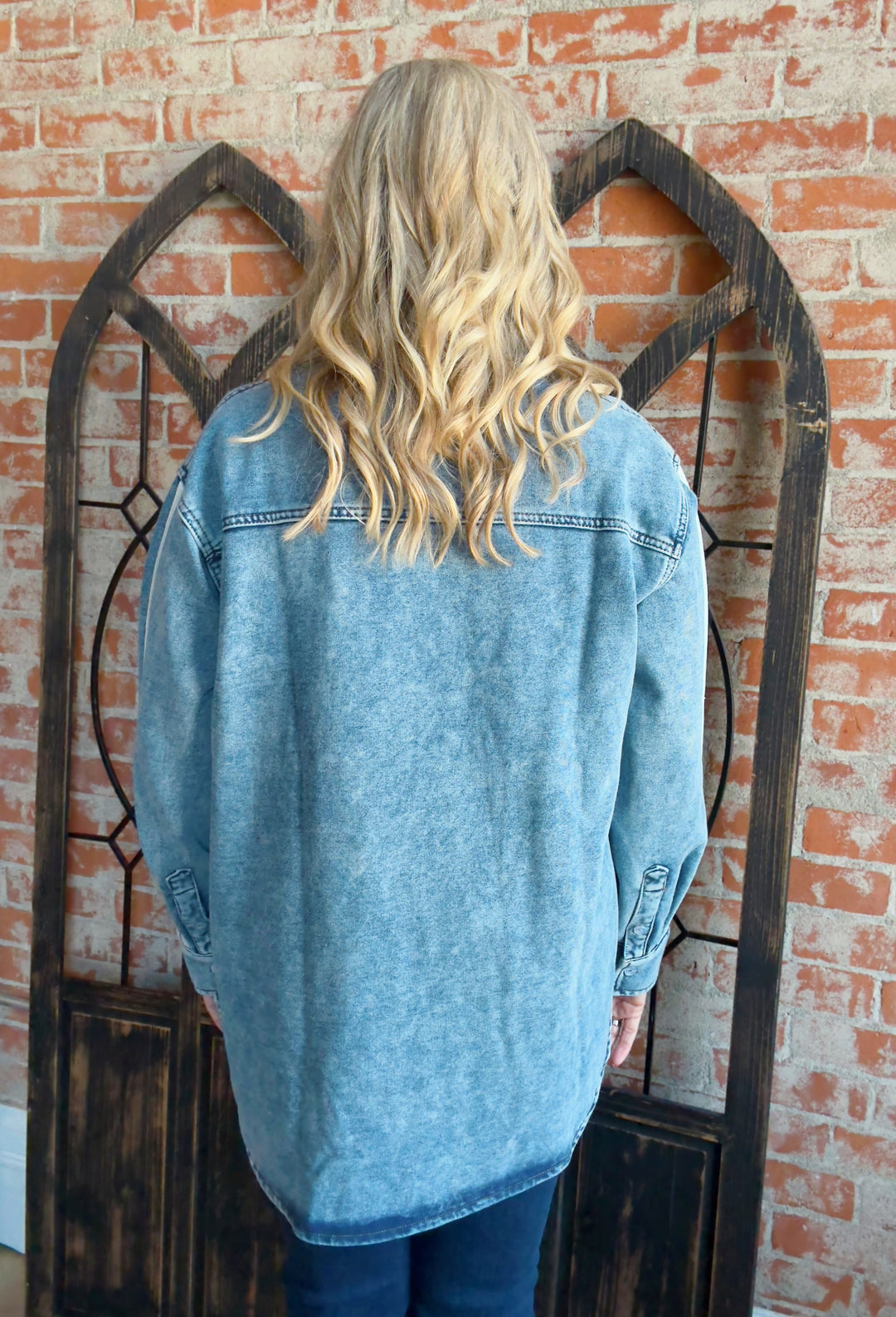 Race To The Finish Varsity Stripe Sleeve Jacket