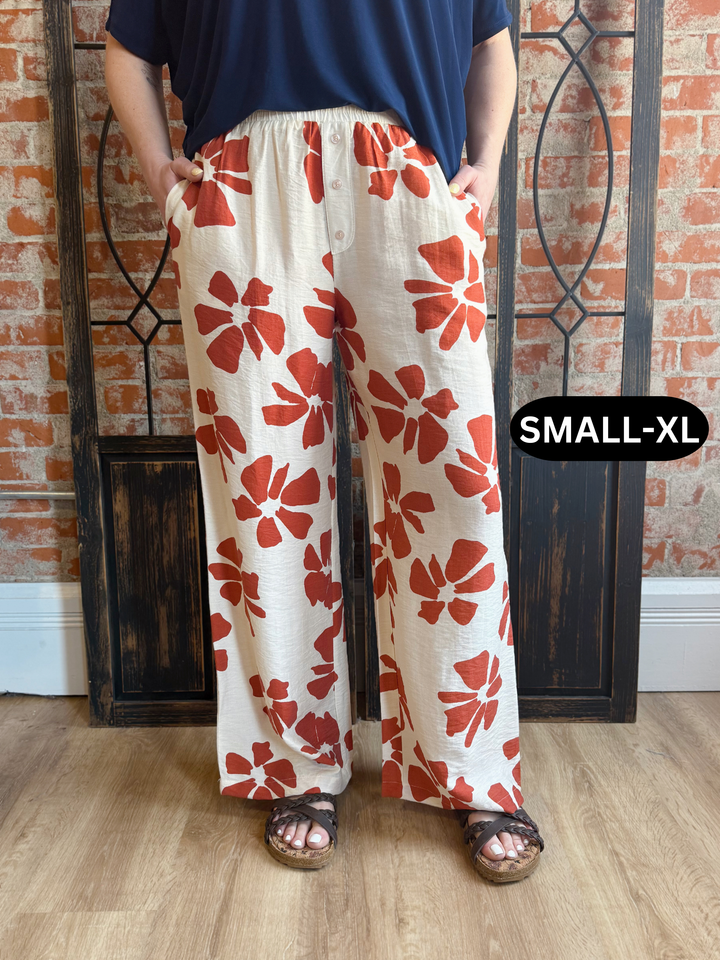 Resort Ready Floral Pants