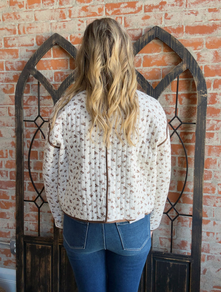 Stopping By Floral Jacket