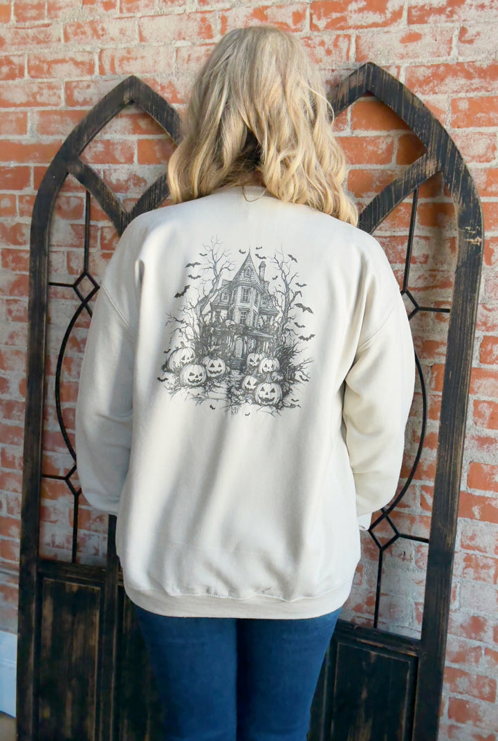 Feelin Batty Split Crewneck