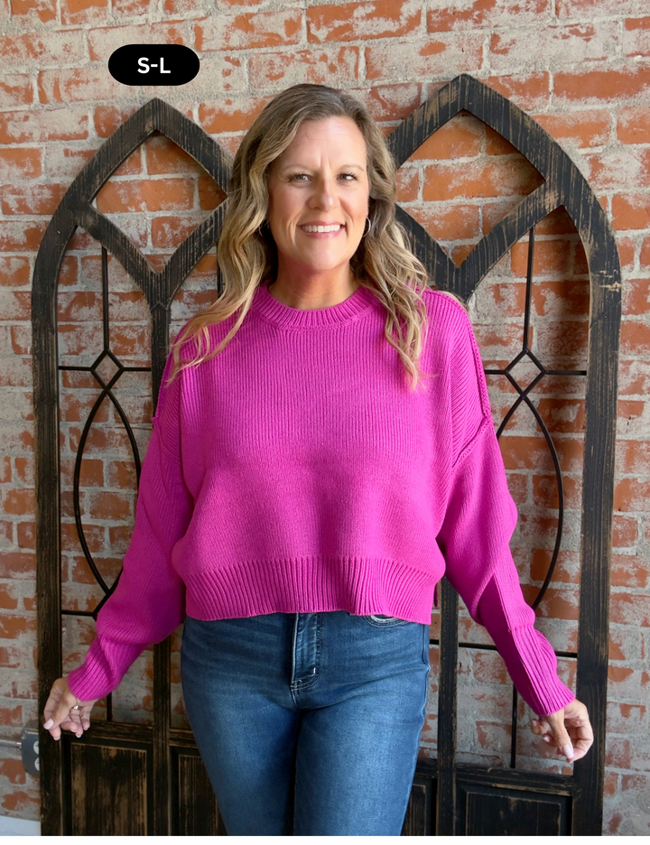 My Friend Mock Neck Sweater