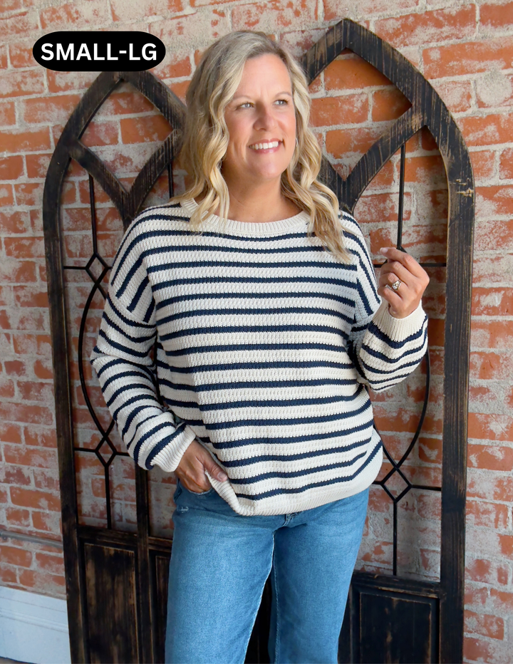 If You Need Me Striped Sweater