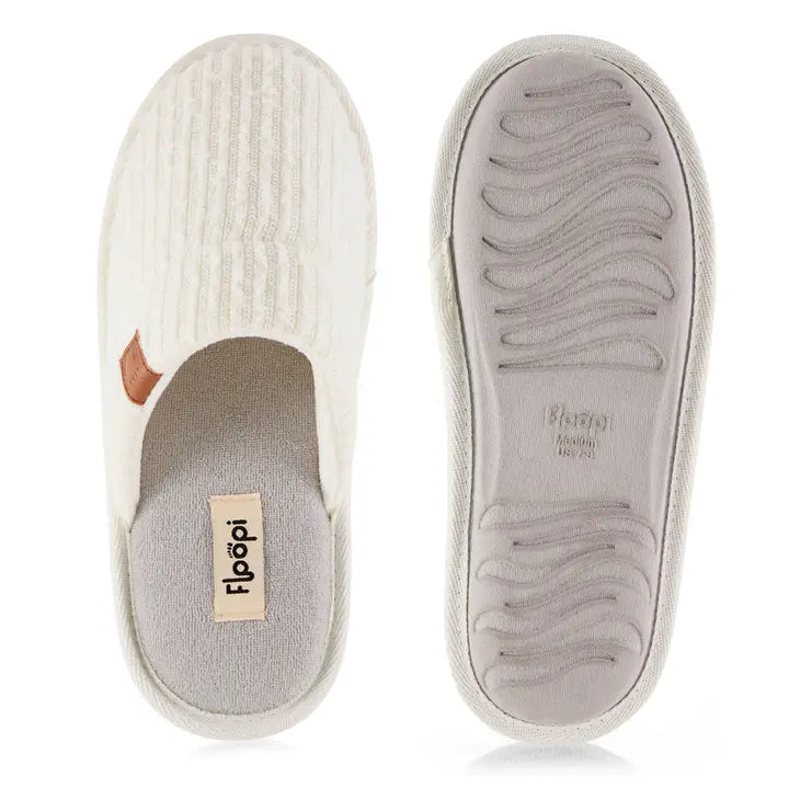 Ivory Quilted Slipper