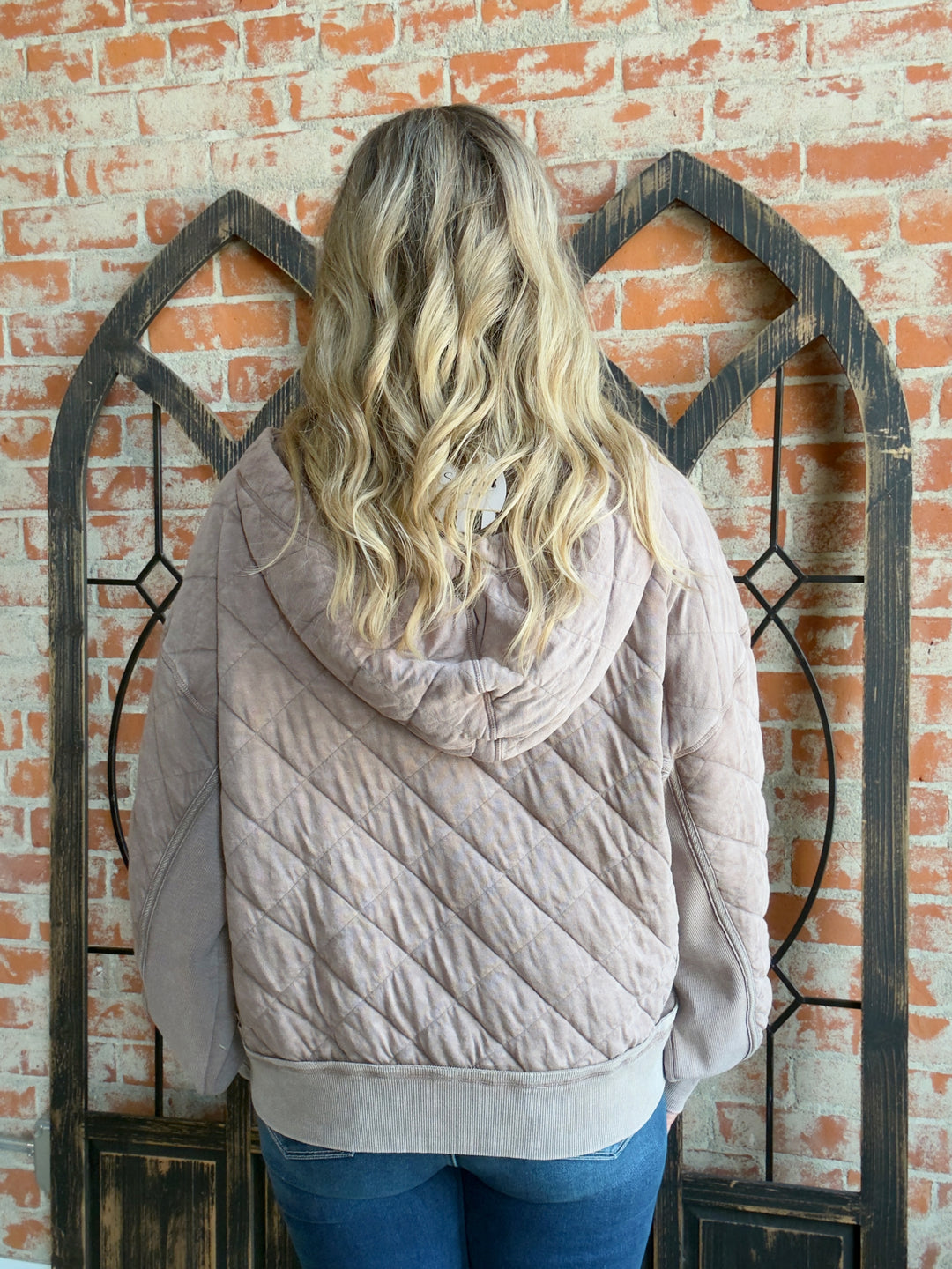 Never Better Quilted Zip Up