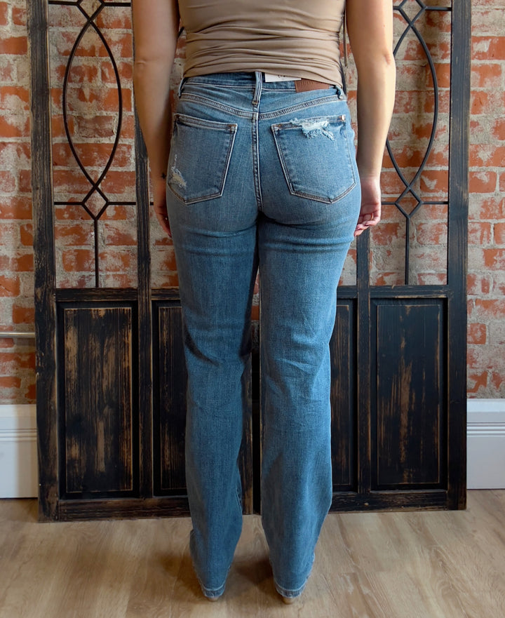 Judy Blue Top Of Mind Straight Leg