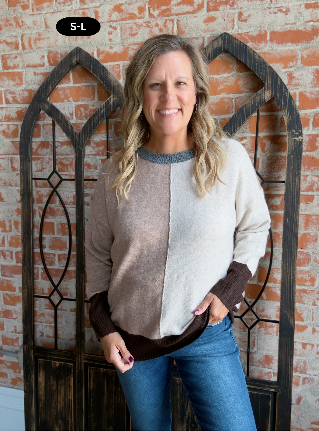 What Is Meant To Be Color Block Sweater