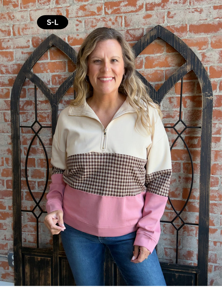 Stacked To Perfection Plaid Scuba