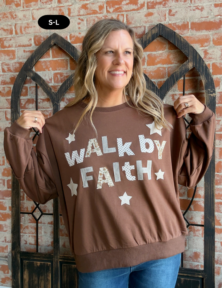 Walk By Faith Crewneck