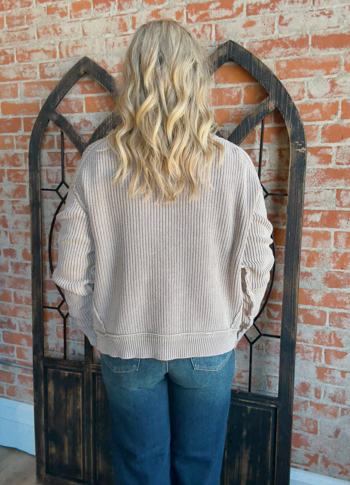 Your True Self Washed Cardigan-2 Colors