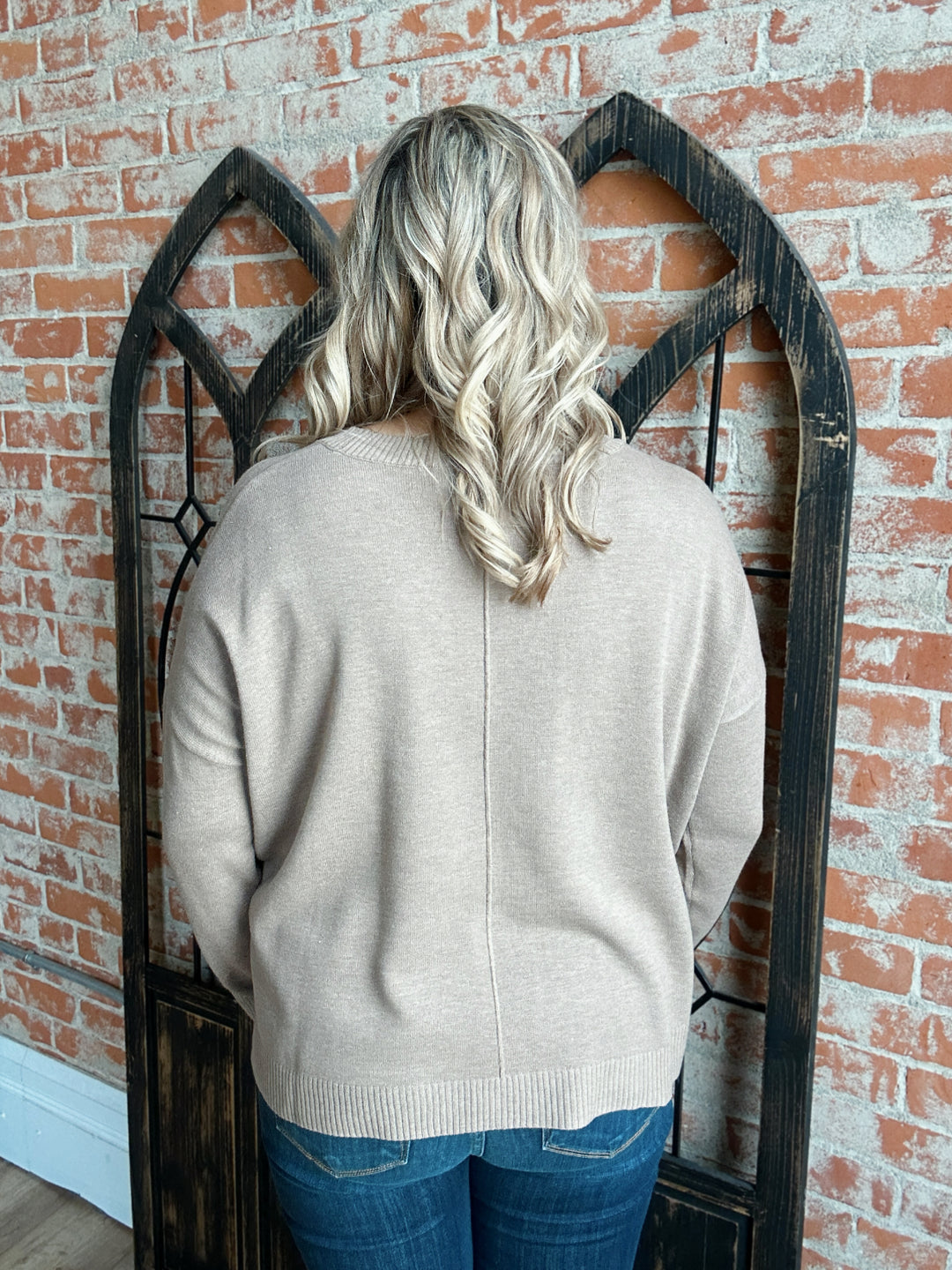 I'm Basic Center Seam Sweater-2 Colors