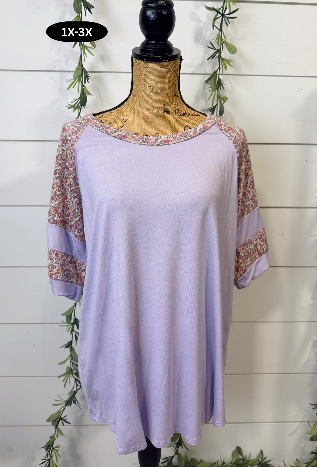 Curvy Like The Lilacs Tee