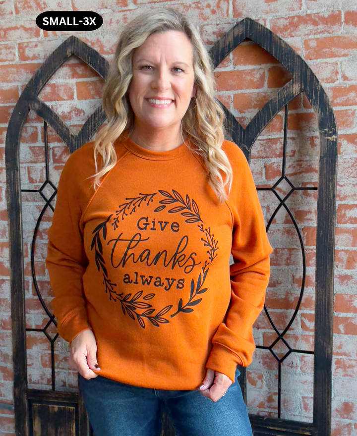 Give Thanks Crewneck