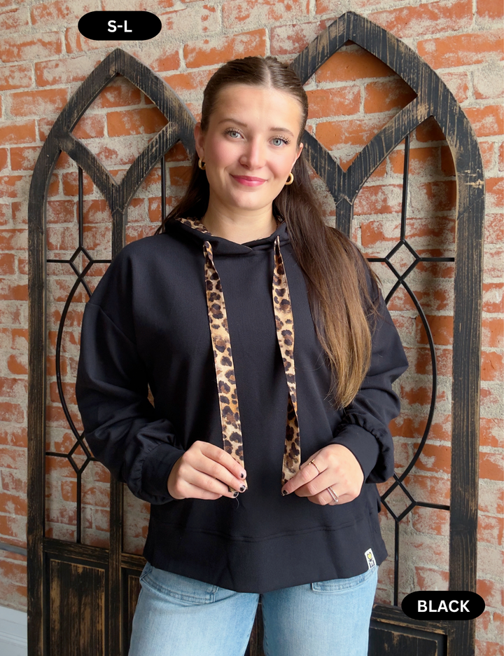 Fiercely Lounging Tunic Hoodie-2 Colors