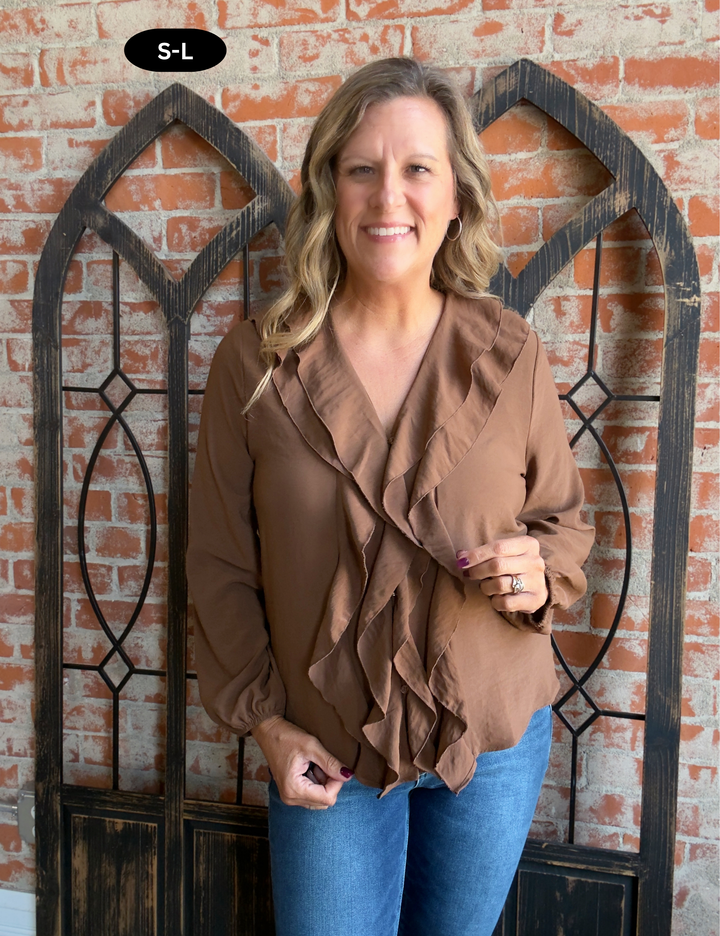 Good Life Ruffle Blouse