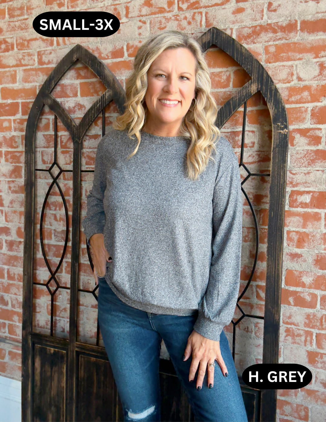 Take My Breath Away Brush Long Sleeve-Multiple