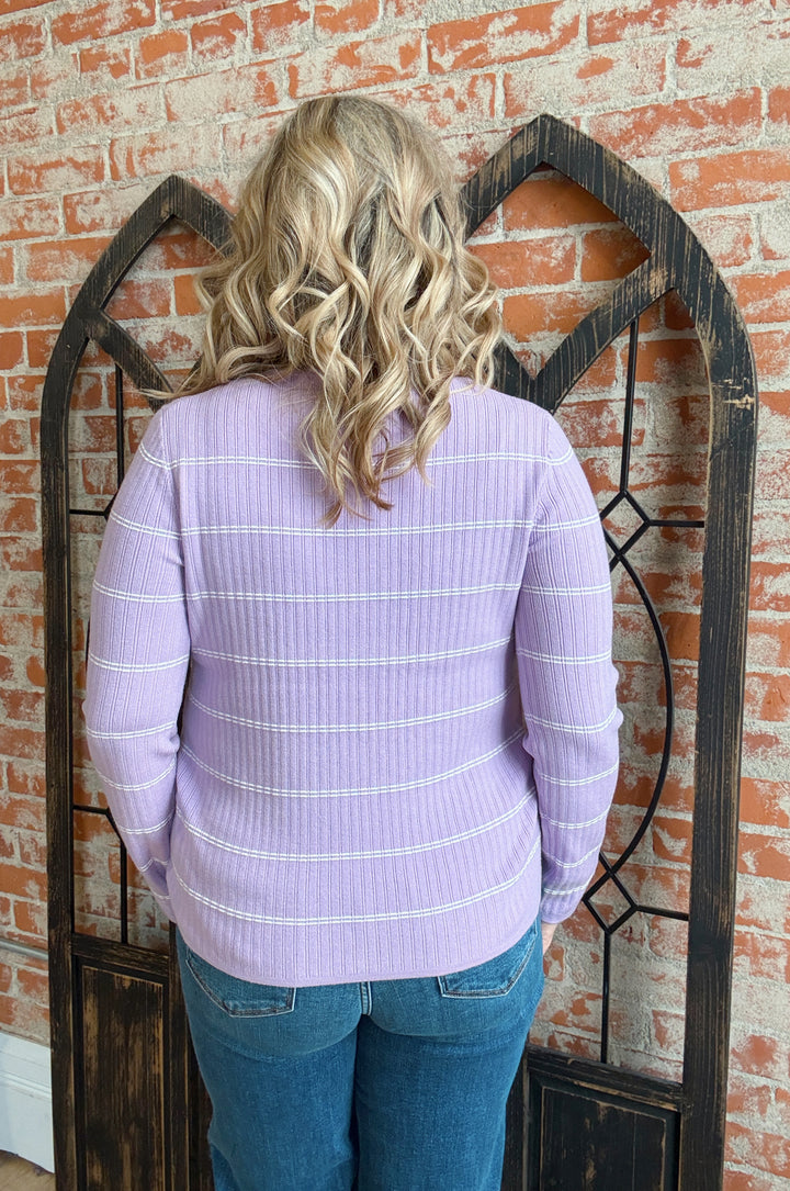 Bright Intention Striped Sweater-2 Colors