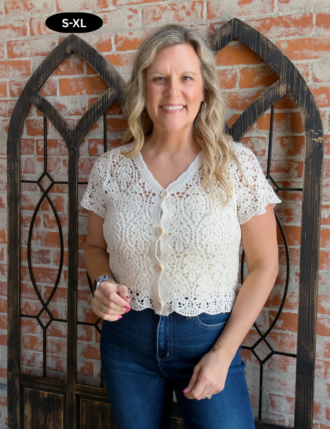 A Pretty Crochet Moment Cardigan