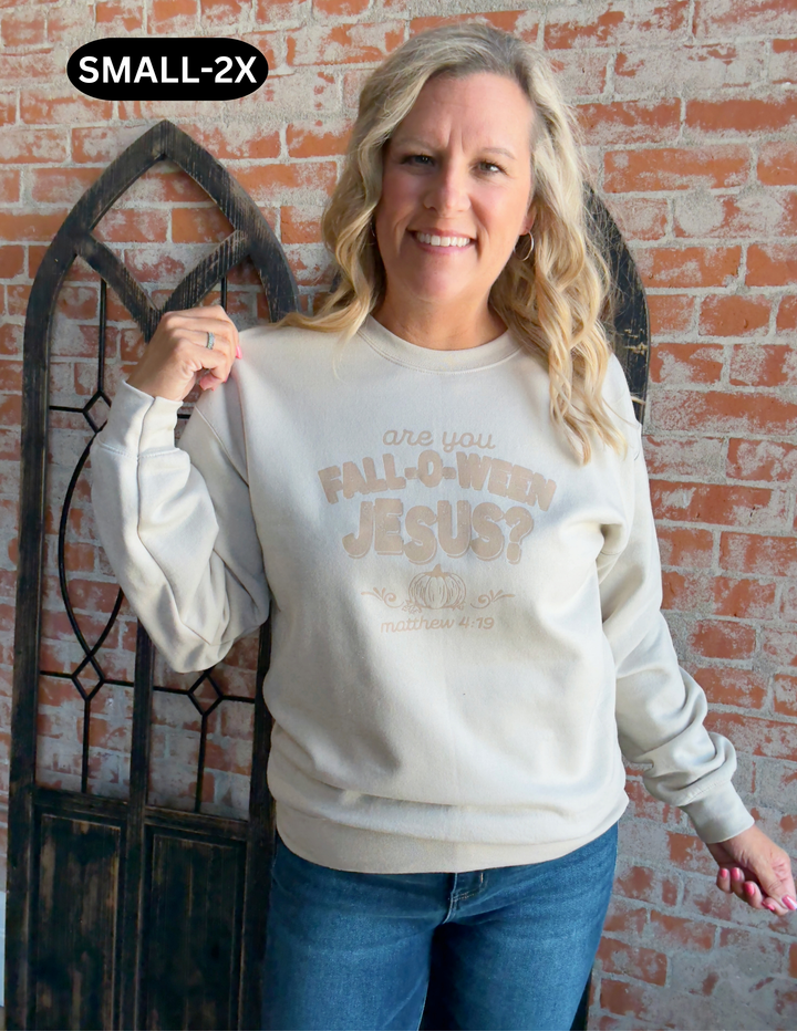 Fall-O-Ween Jesus Crewneck