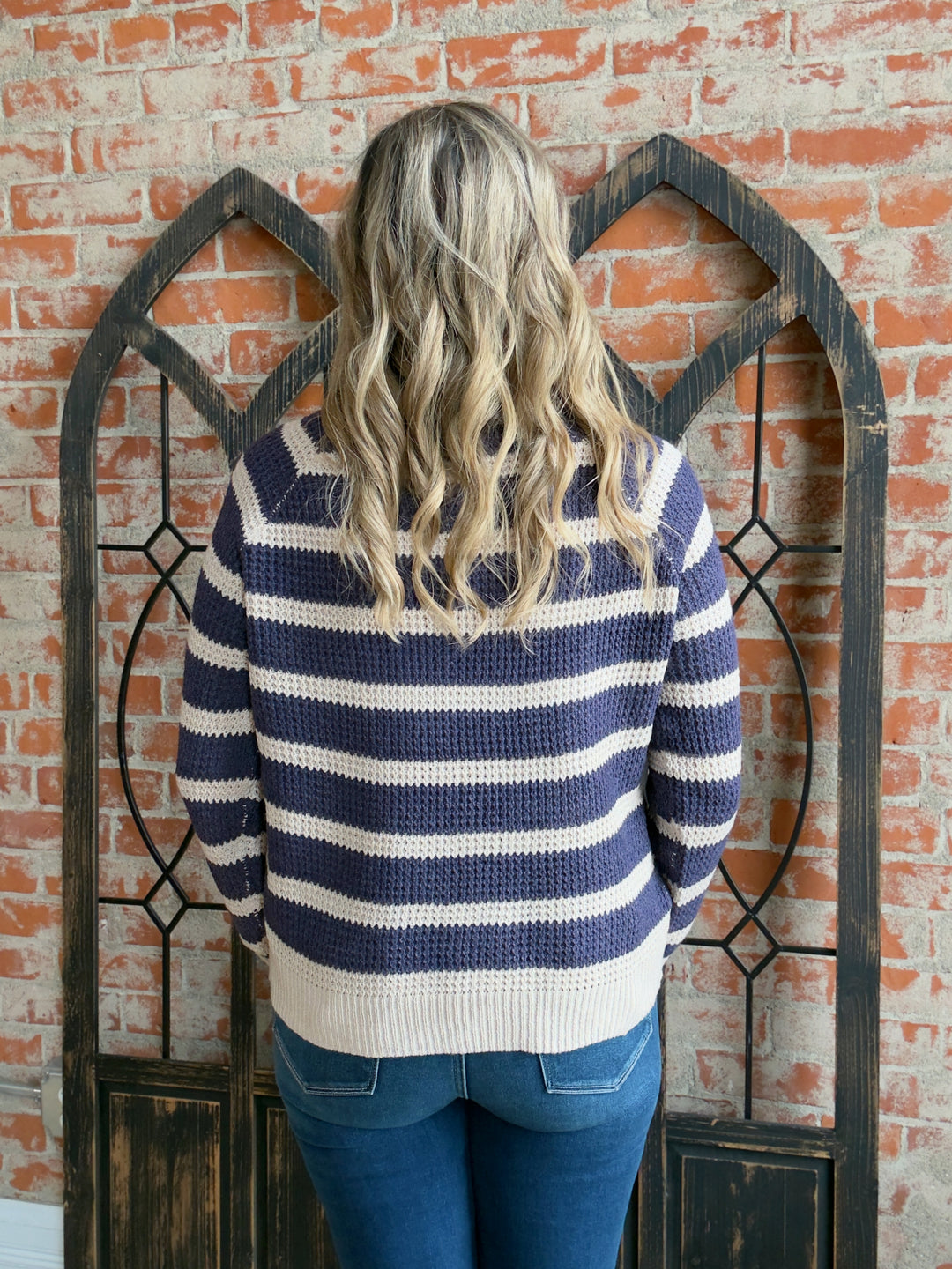 Take Me With You Striped Sweater