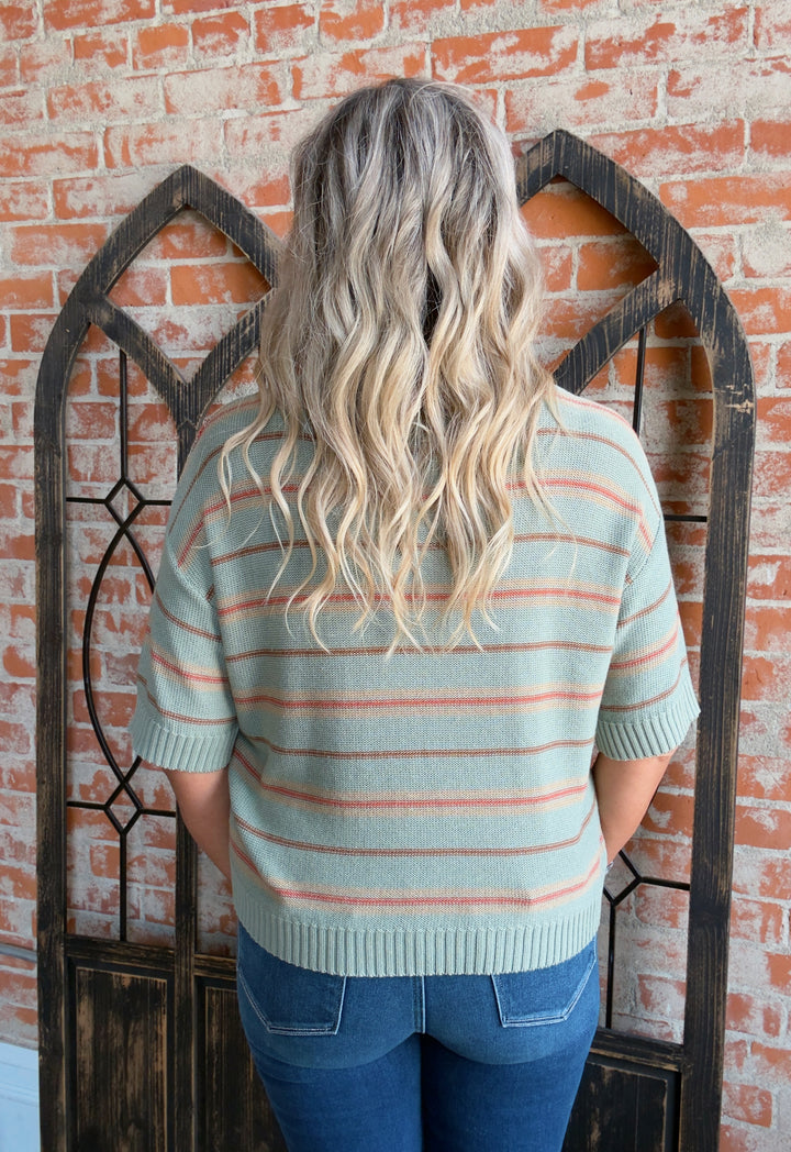 No Other Way Striped Sweater