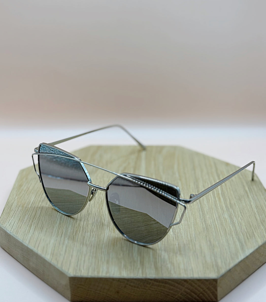Cool Cat Mirrored Aviator Sunglasses