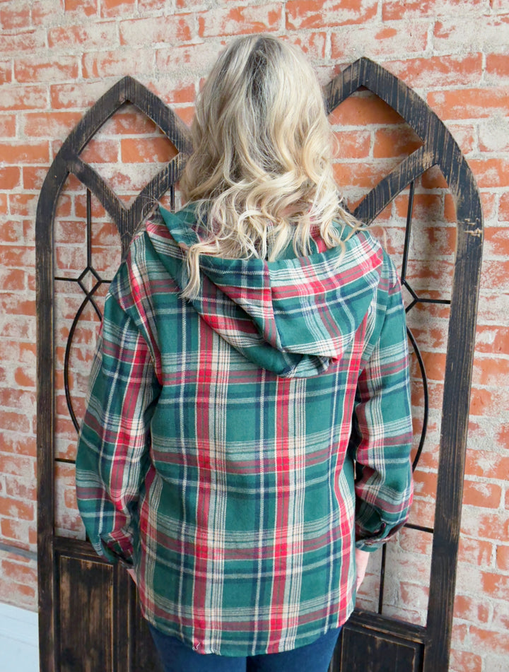 Jingle Bell Rock Plaid Pullover