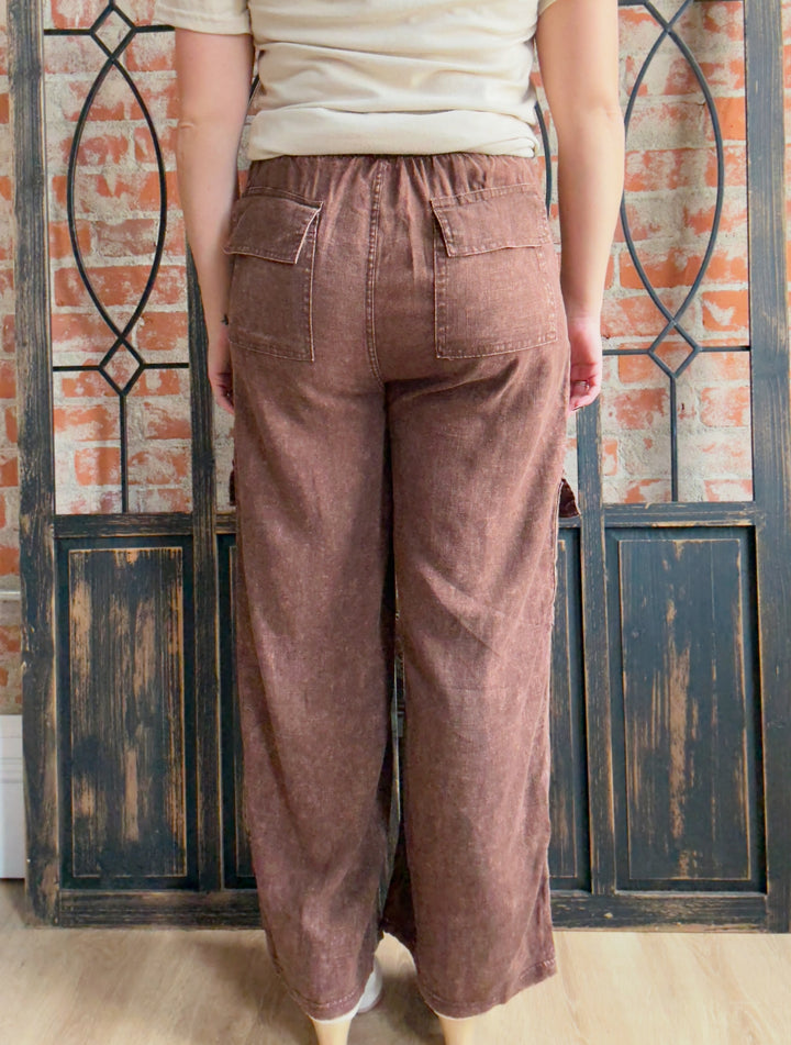 Good Lesson Cargo Pant-Brown