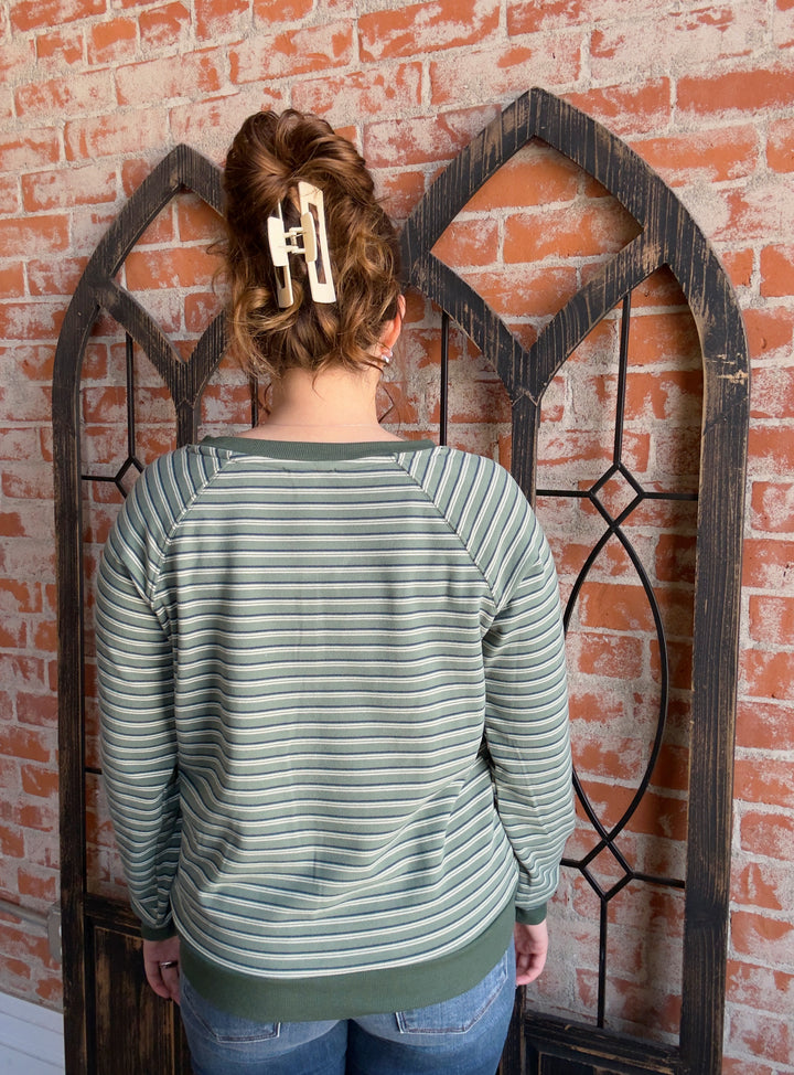 In Motion Striped Long Sleeve