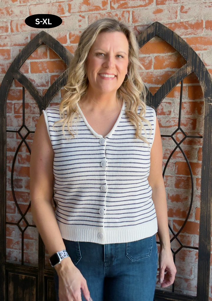 Let's Set Sail Striped Sweater